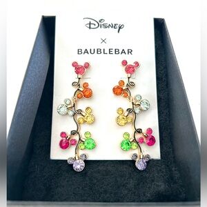 Disney baublebar dangle earrings.